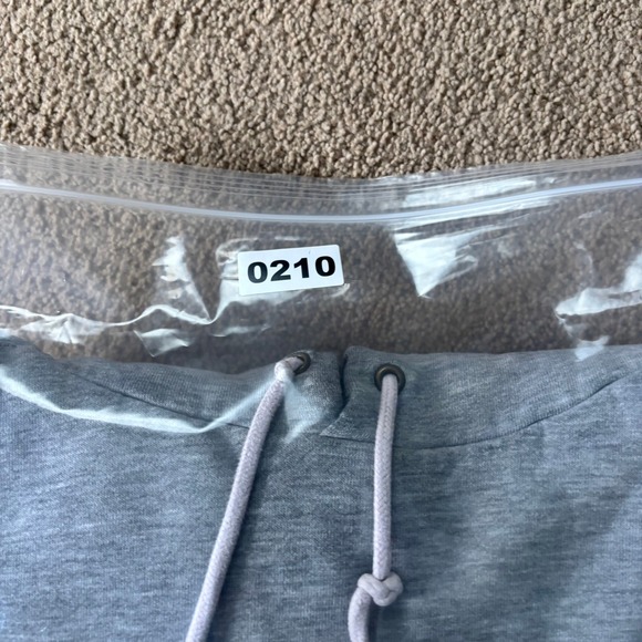 Vintage JanSport Pittsburg Hoodie Mens Small Gray Location Y2K Collegiate - Picture 10 of 10